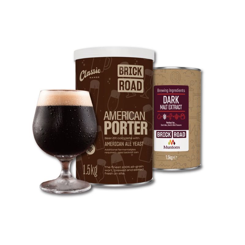 Brick Road American Porter 1.5Kg - All Things Fermented | Home Brew Supplies Shop Wellington Kapiti NZ