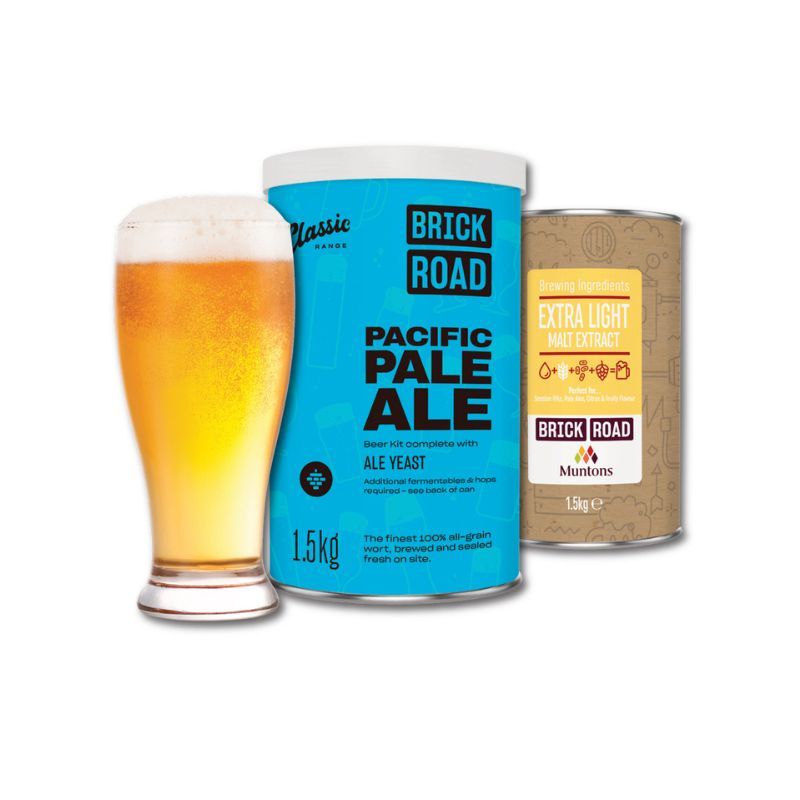 Brick Road Classic Pacific Pale Ale 1.5Kg - All Things Fermented | Home Brew Supplies Shop Wellington Kapiti NZ