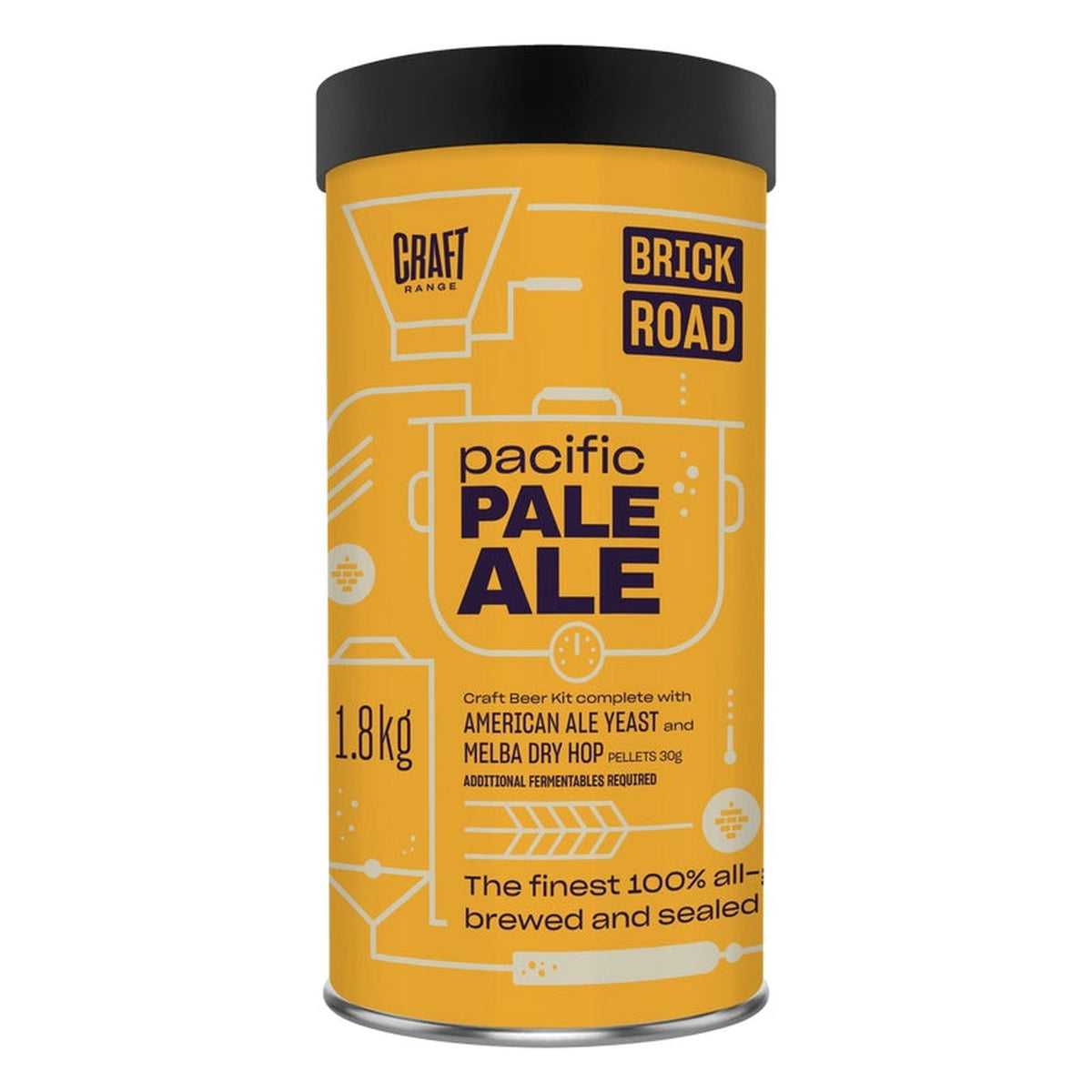 Brick Road Craft Pacific Pale Ale 1.8Kg - All Things Fermented | Home Brew Supplies Shop Wellington Kapiti NZ