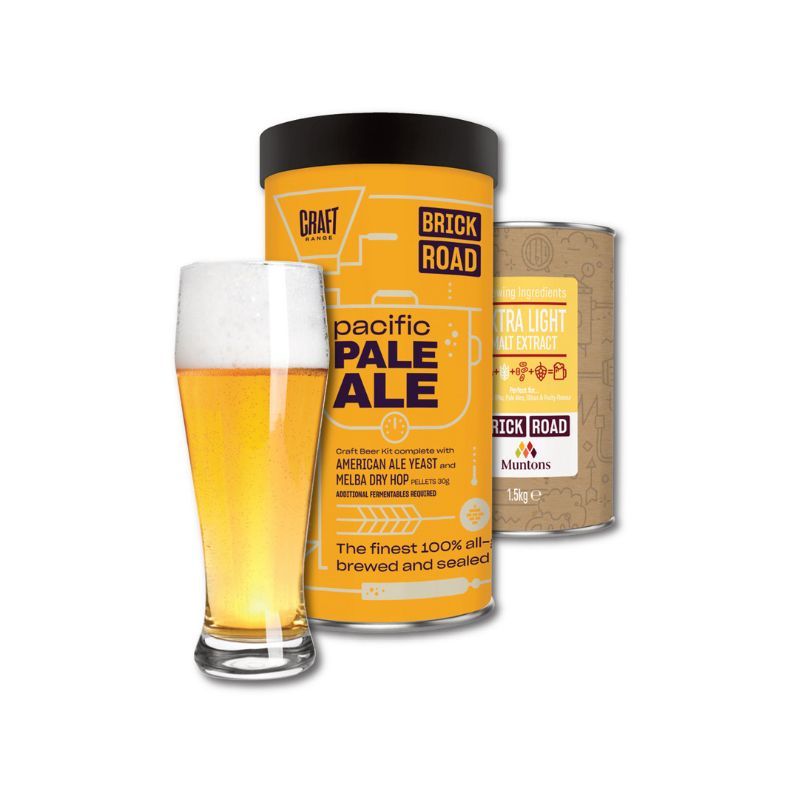 Brick Road Craft Pacific Pale Ale 1.8Kg - All Things Fermented | Home Brew Supplies Shop Wellington Kapiti NZ