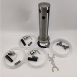 Brushed Stainless Font Kit - Triple - All Things Fermented | Home Brew Supplies Shop Wellington Kapiti NZ