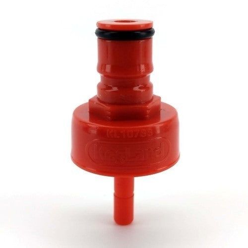 Carbonation & Line Cleaning Cap - Plastic - Red - All Things Fermented | Home Brew Supplies Shop Wellington Kapiti NZ