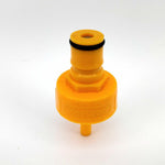 Carbonation & Line Cleaning Cap - Plastic - Yellow - All Things Fermented | Home Brew Supplies Shop Wellington Kapiti NZ