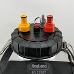 Carbonation & Line Cleaning Cap - Plastic - Yellow - All Things Fermented | Home Brew Supplies Shop Wellington Kapiti NZ