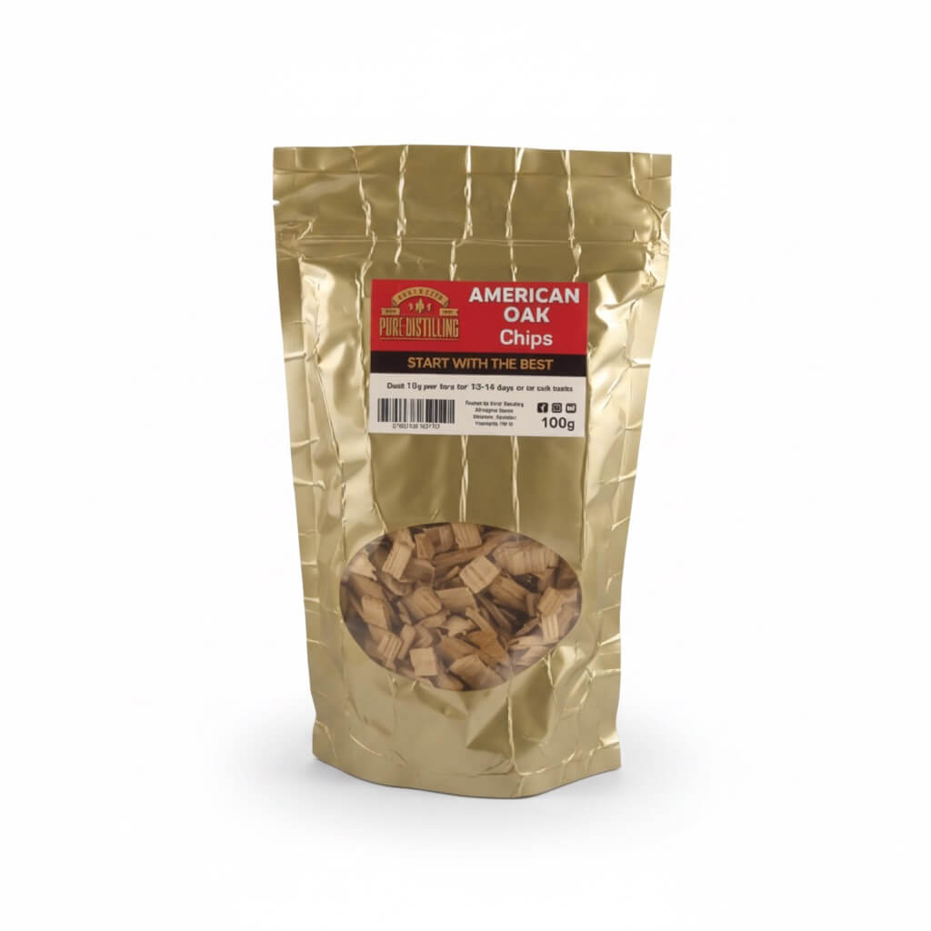 Pure Distilling American Oak Chips 100g