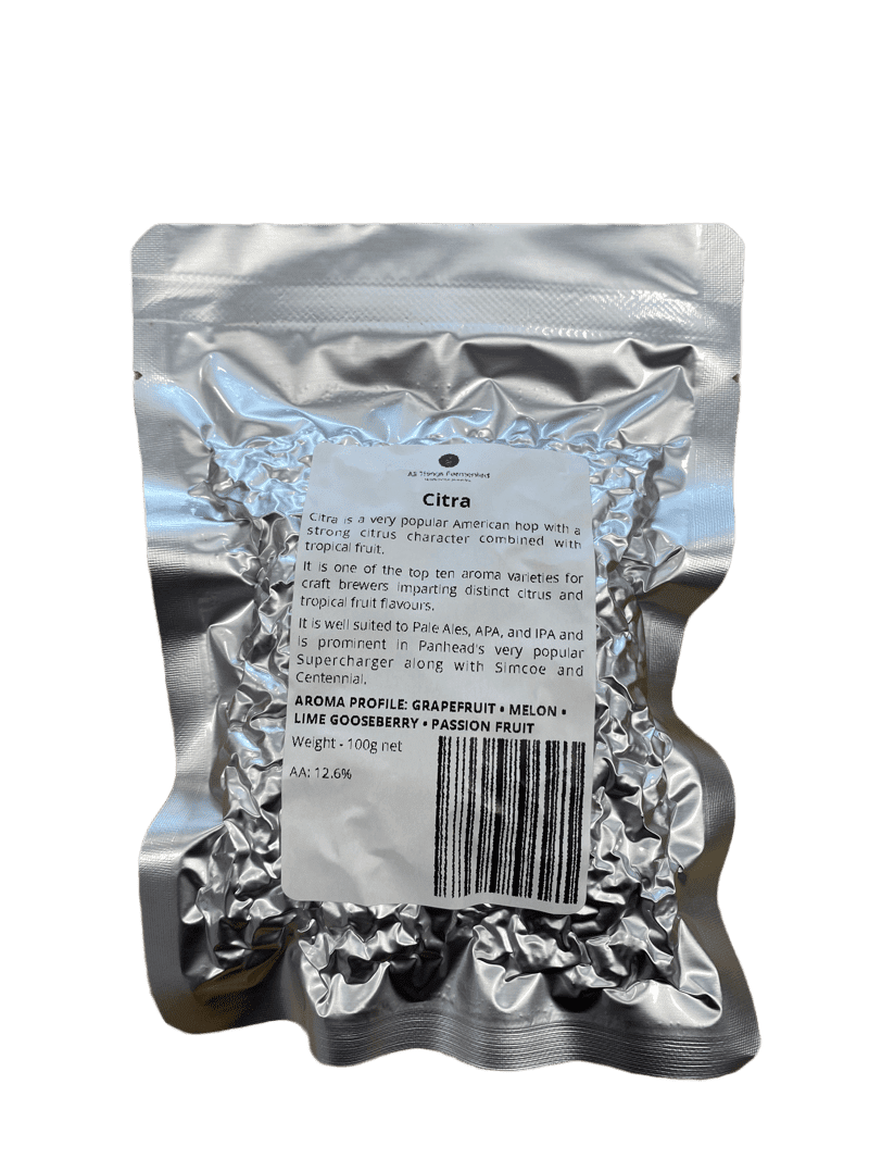 Citra Hops - T90 Pellets 100g - All Things Fermented | Home Brew Supplies Shop Wellington Kapiti NZ