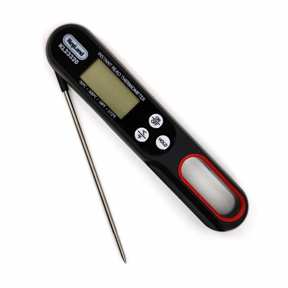 Digital Instant Read Thermometer With Folding Probe - All Things Fermented | Home Brew Supplies Shop Wellington Kapiti NZ