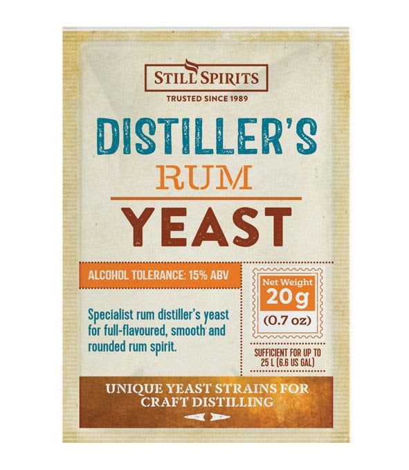 Distillers Yeast - Rum - All Things Fermented | Home Brew Supplies Shop Wellington Kapiti NZ