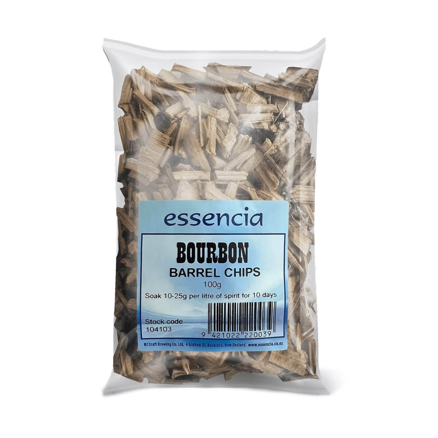 Essencia Bourbon Barrel Chips 100g – All Things Fermented | Home Brew ...