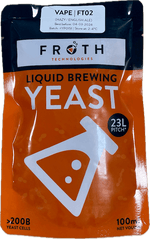 Froth Vape | FT02 (Hazy / English Ale) - All Things Fermented | Home Brew Supplies Shop Wellington Kapiti NZ