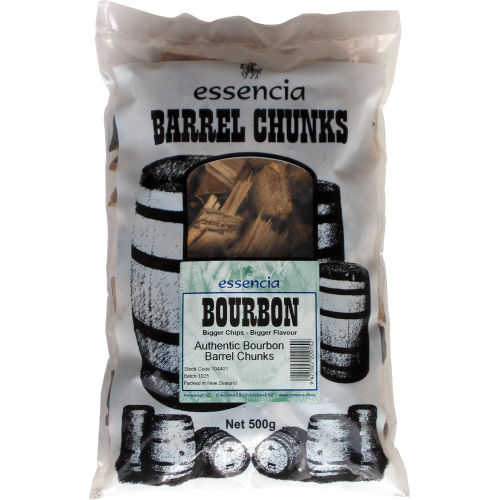 Essencia Bourbon Chunks 500g - All Things Fermented | Home Brew Supplies Shop Wellington Kapiti NZ