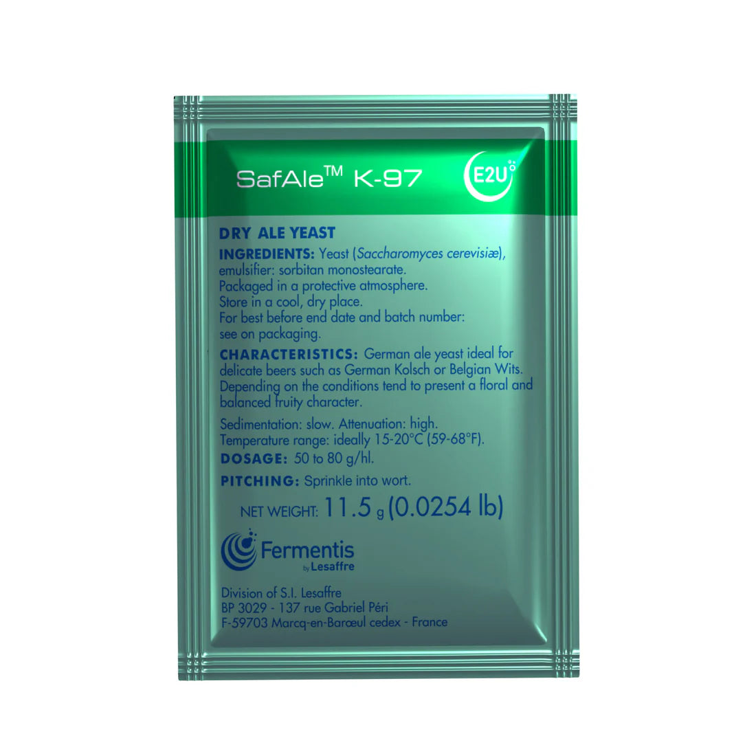 SafAle K-97 Yeast (11.5g)