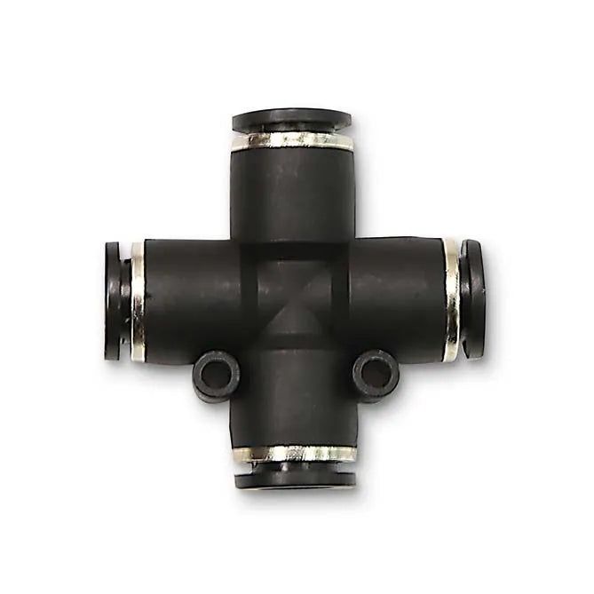 Four Way T Piece Divider 8mm Push Fit - All Things Fermented | Home Brew Supplies Shop Wellington Kapiti NZ