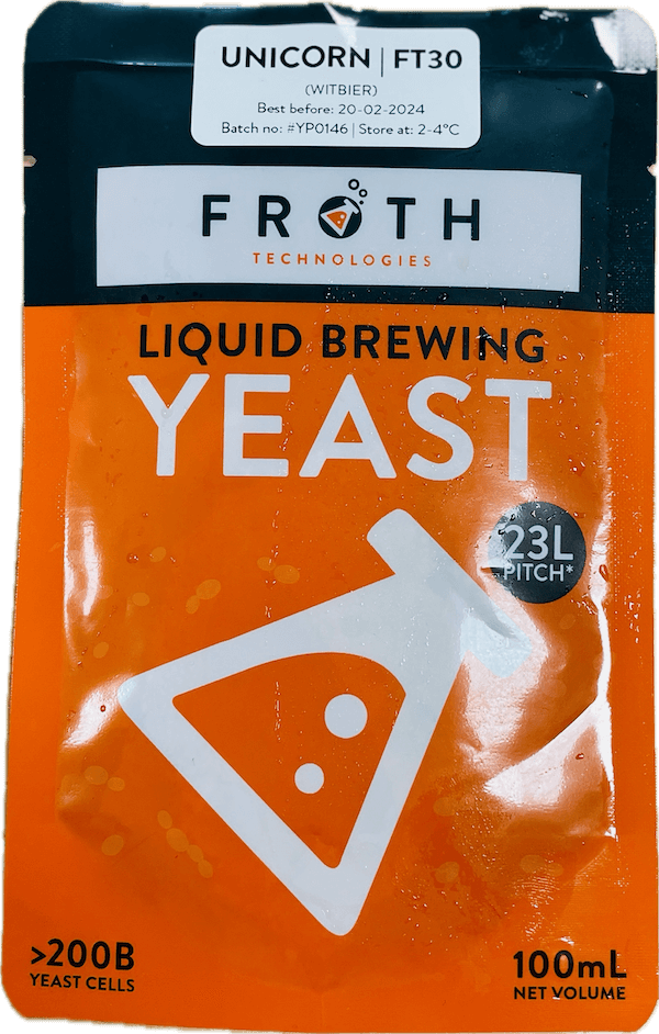 Froth Unicorn | FT30 (Belgian Witbier) - All Things Fermented | Home Brew Supplies Shop Wellington Kapiti NZ