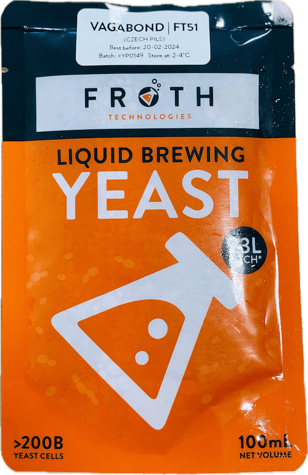 Froth Vagabond | FT51 (Czech Pils) - All Things Fermented | Home Brew Supplies Shop Wellington Kapiti NZ