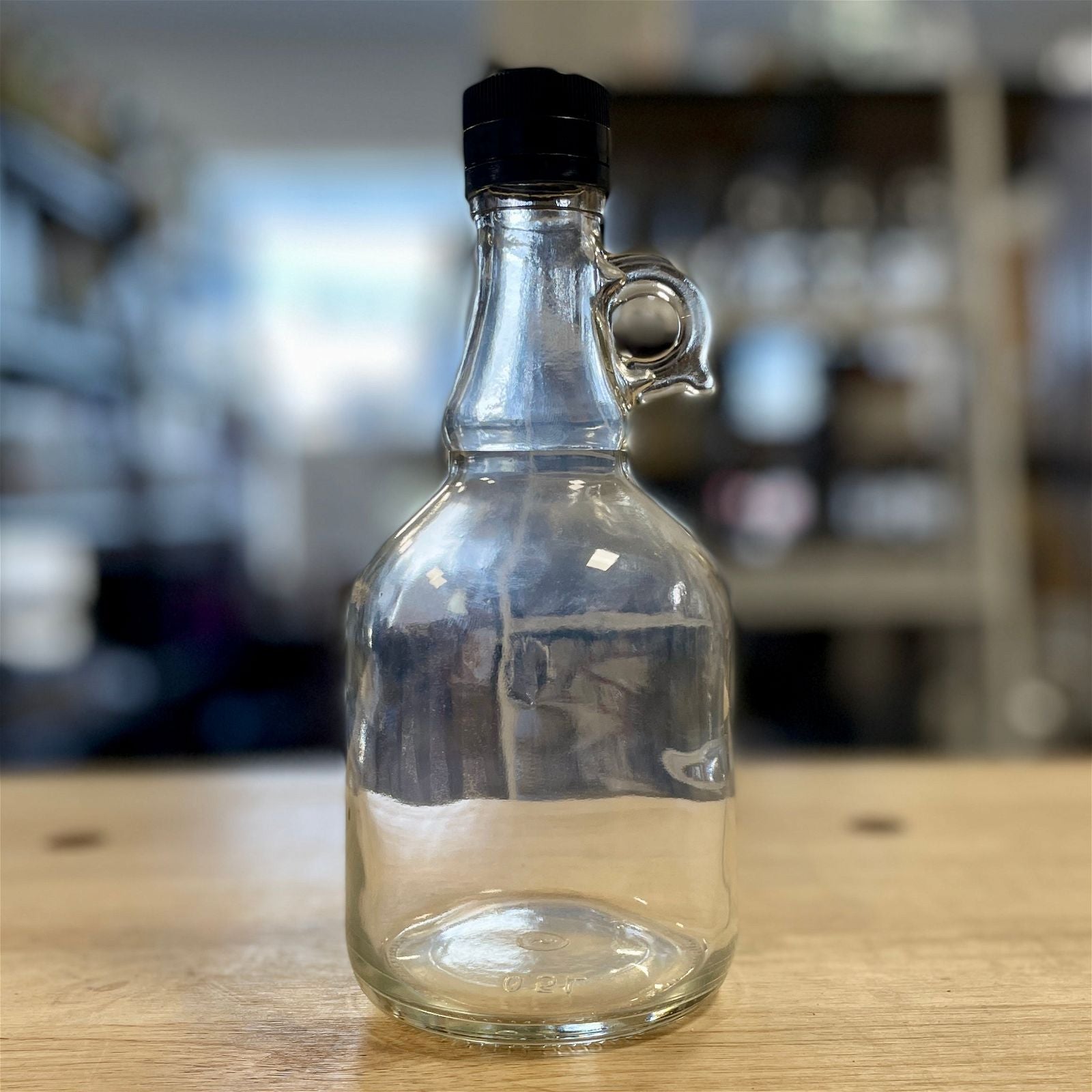 Glass Spirit Bottle & Plastic Screw Cap 500ml - All Things Fermented | Home Brew Supplies Shop Wellington Kapiti NZ