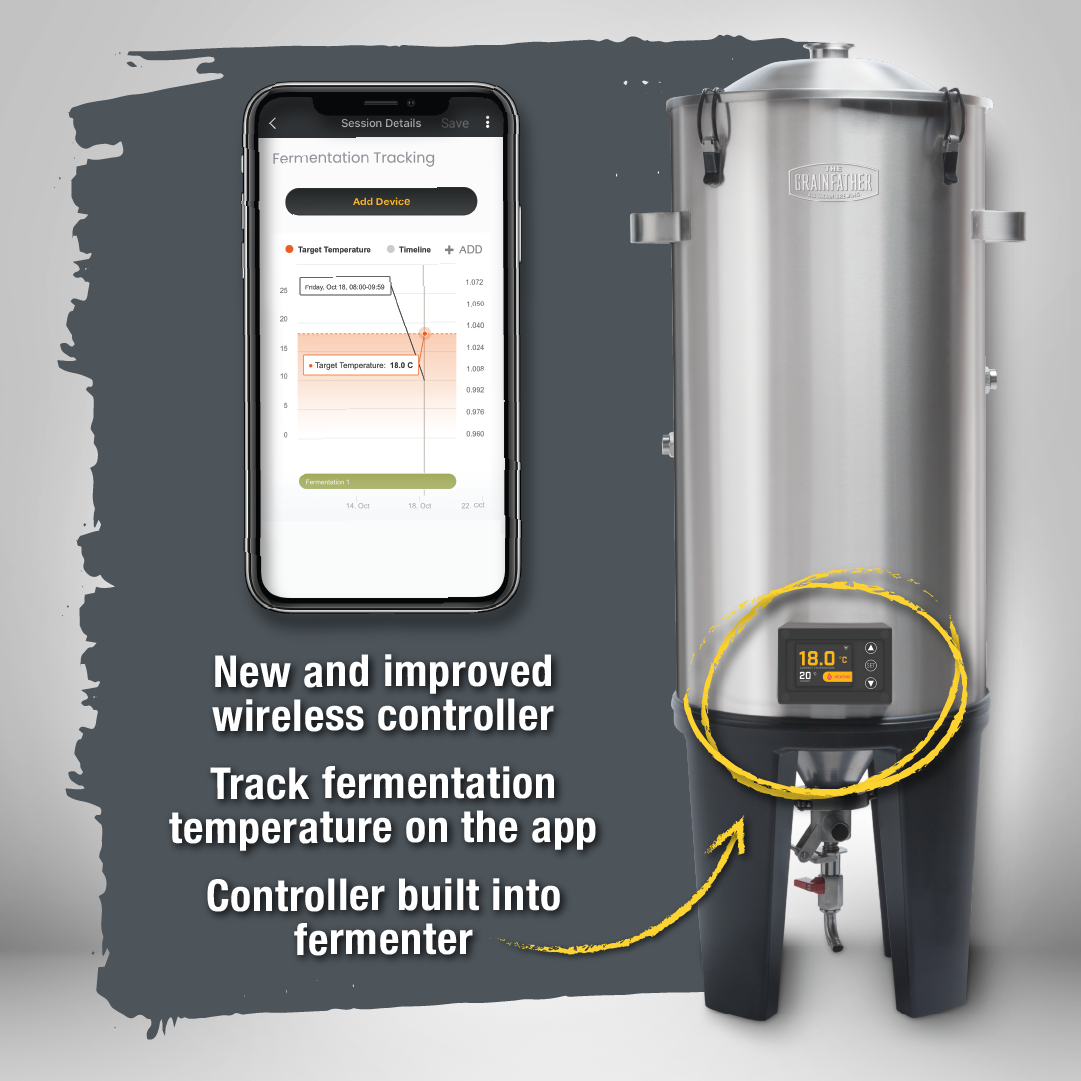 Grainfather Conical Fermenter Pro Controller - All Things Fermented | Home Brew Supplies Shop Wellington Kapiti NZ