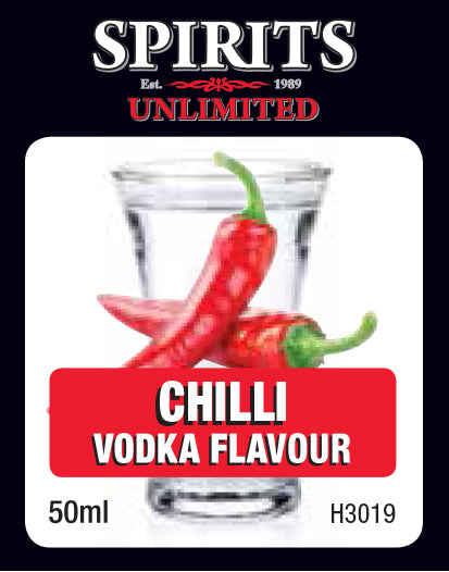 Spirits Unlimited Fruit Vodka - Chilli - 50ml