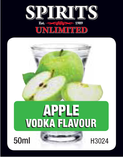 Spirits Unlimited Fruit Vodka - Apple - 50ml