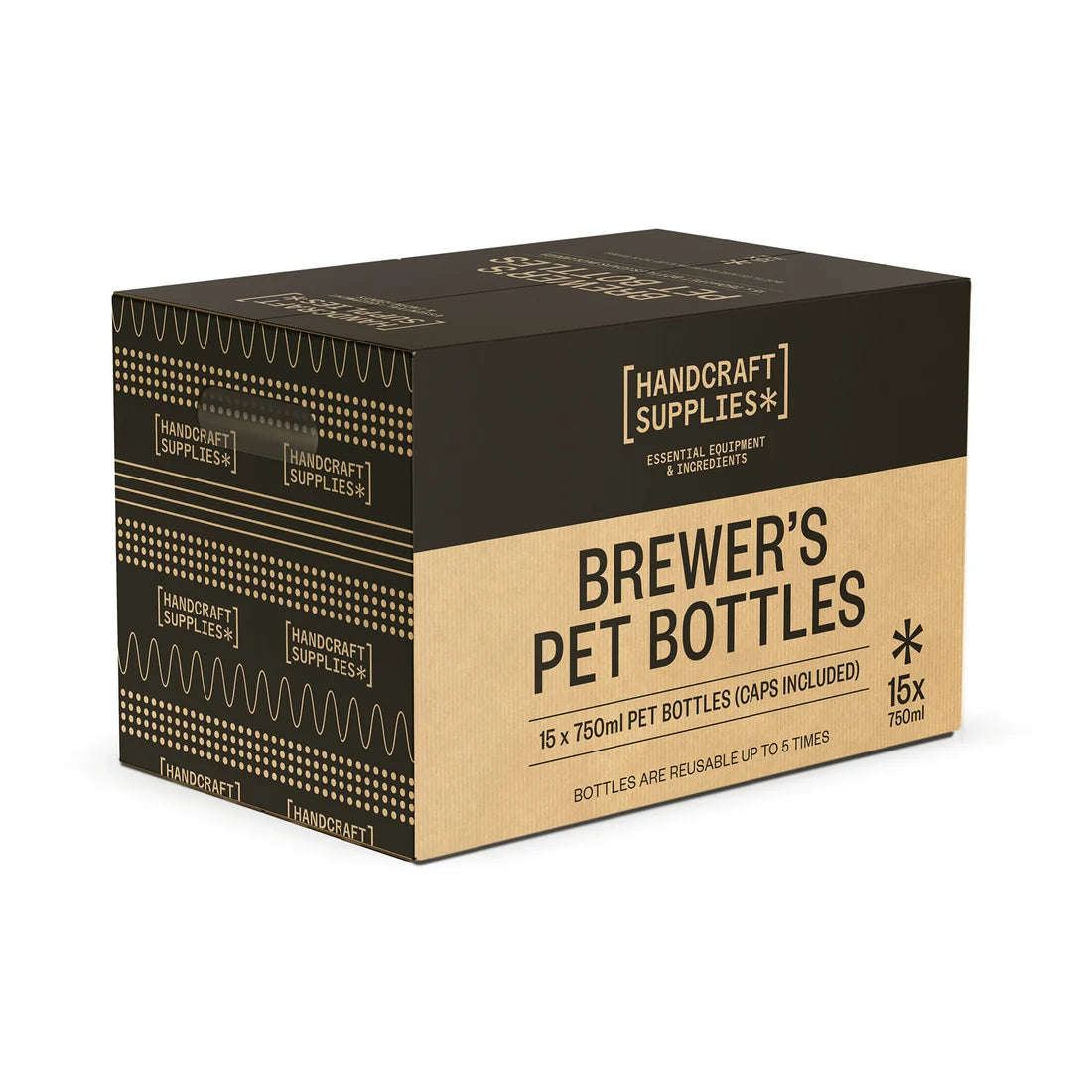 750ml PET Bottles x 15 - Handcraft Supplies