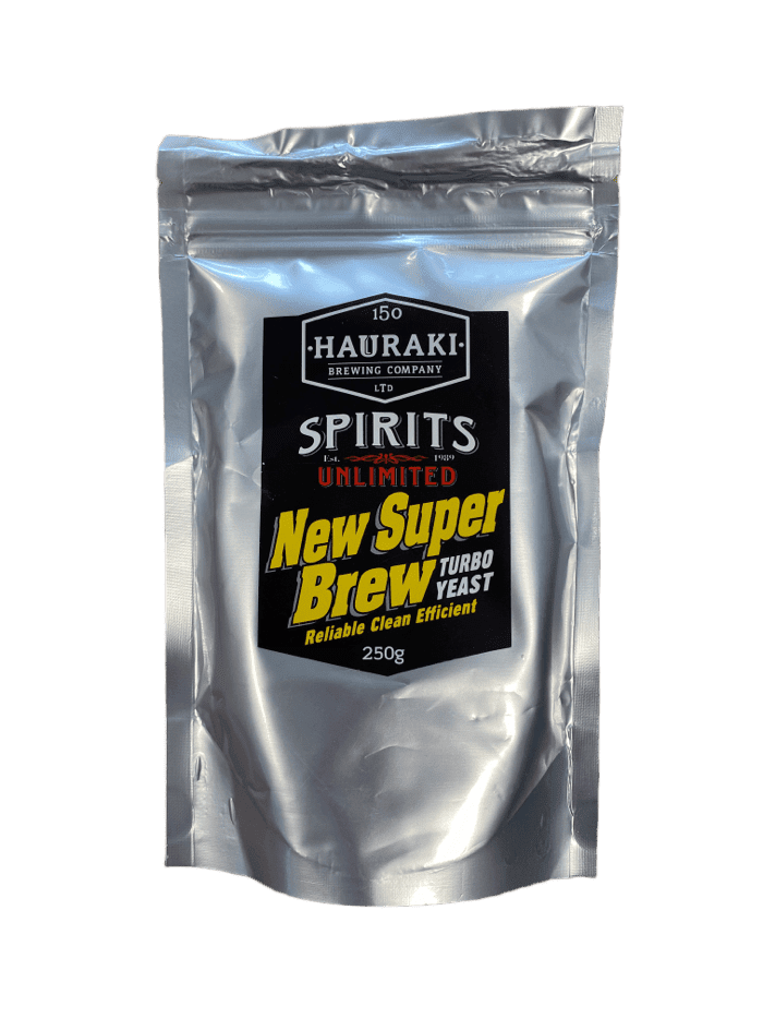 Hauraki Super Brew Turbo Yeast 250g - All Things Fermented | Home Brew Supplies Shop Wellington Kapiti NZ