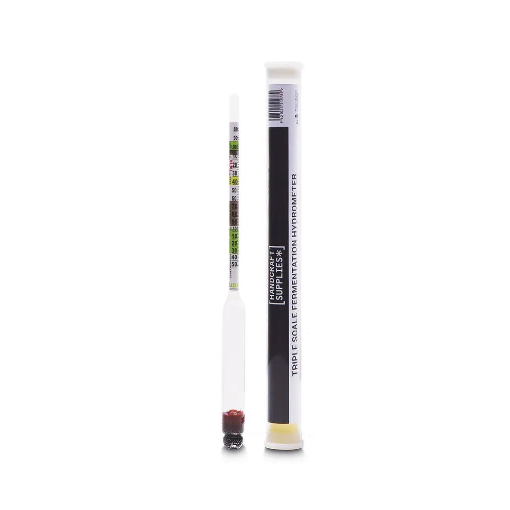 Hydrometer - Triple Scale - Handcraft Supplies - All Things Fermented | Home Brew Supplies Shop Wellington Kapiti NZ