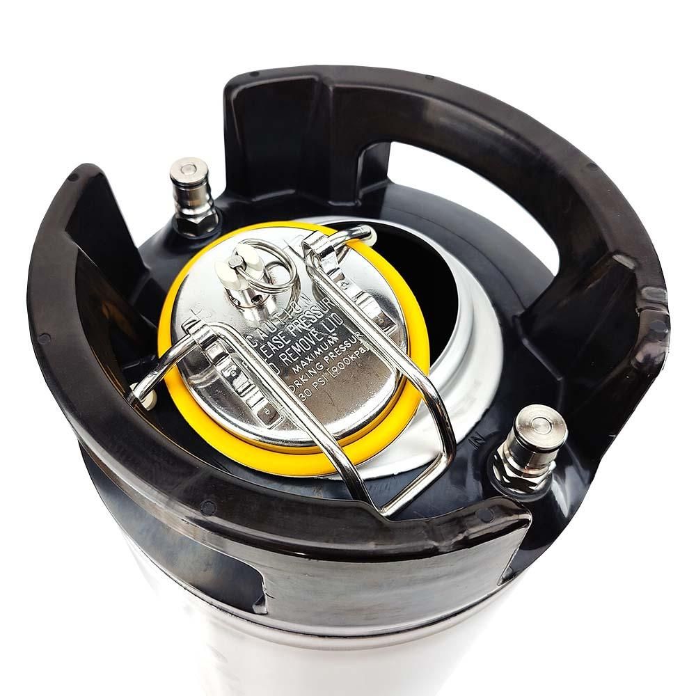 Keg 19L - Kegland Corny Style Keg with LOW2 O-Rings - New - All Things Fermented | Home Brew Supplies Shop Wellington Kapiti NZ