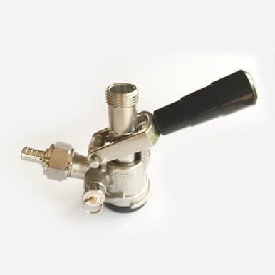 Keg Coupler - D Type Stainless with PRV - All Things Fermented | Home Brew Supplies Shop Wellington Kapiti NZ