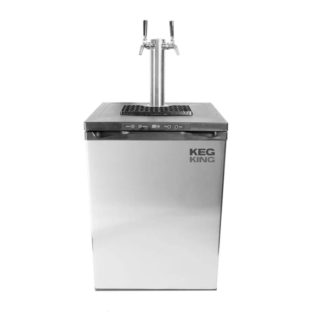 Kegmaster Premium XL 2 Tap Kegerator - All Things Fermented | Home Brew Supplies Shop Wellington Kapiti NZ