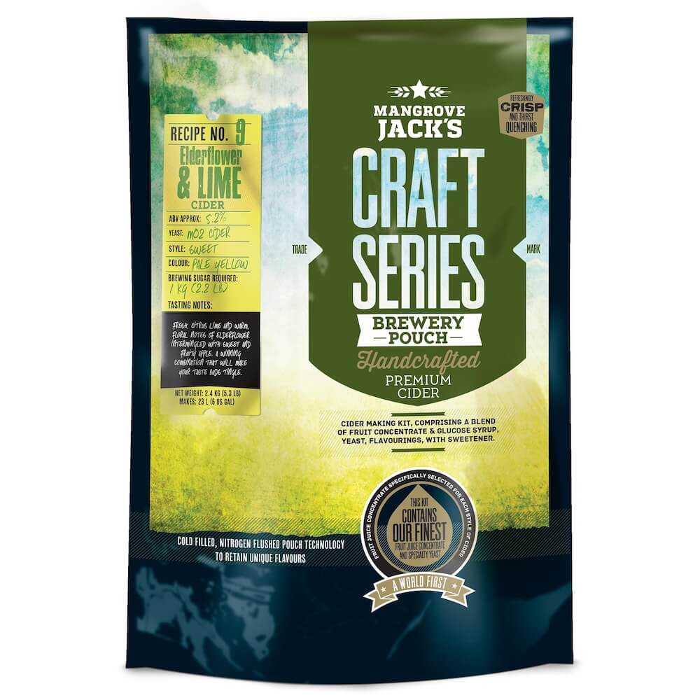 Mangrove Jack's Craft Series Elderflower & Lime Cider - 2.4kg