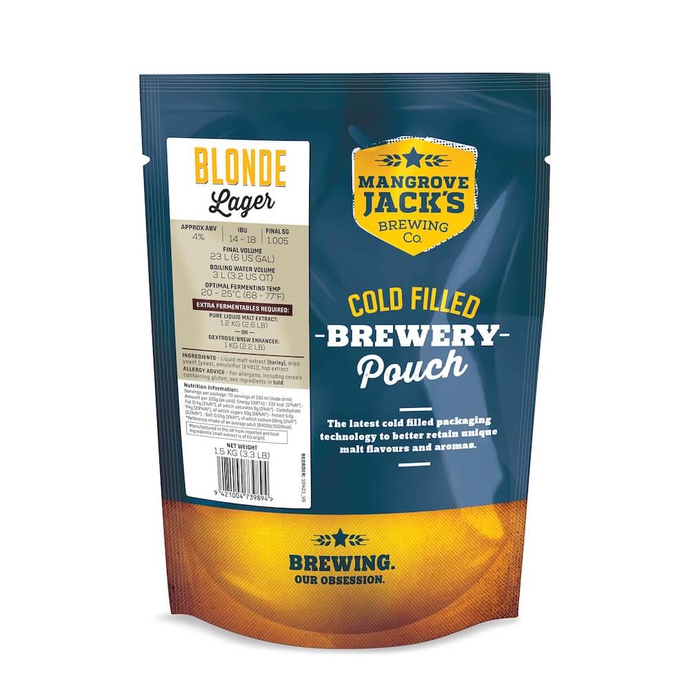 Mangrove Jack's Traditional Series Blonde Lager Pouch -1.5kg