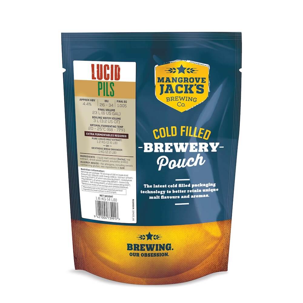 MJ Traditional Series Lucid Pils Pouch - 1.8kg