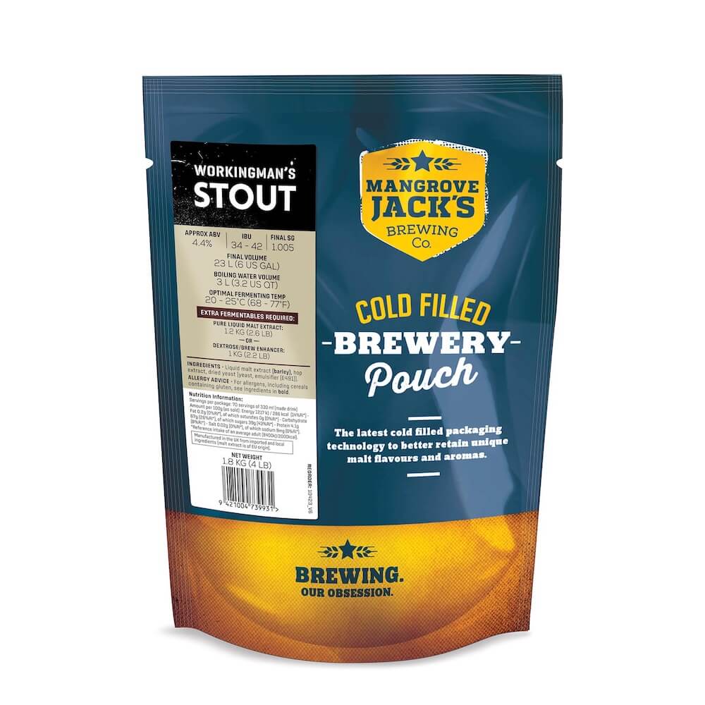 MJ Traditional Series Workingmans Stout (Export Stout) - 1.8kg