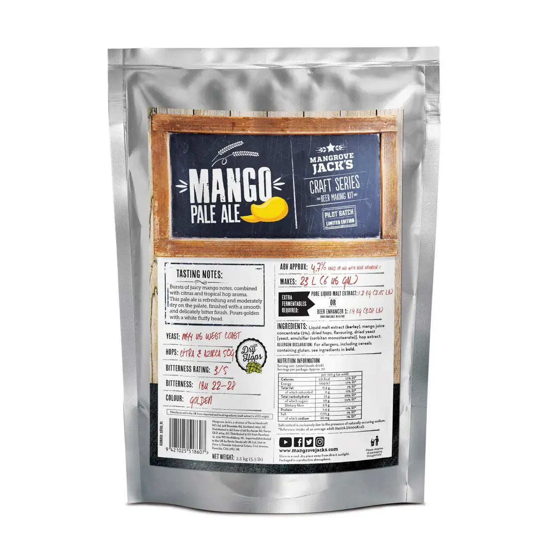 Mangrove Jack's Craft Series Mango Pale Ale - 2.5kg (LE)