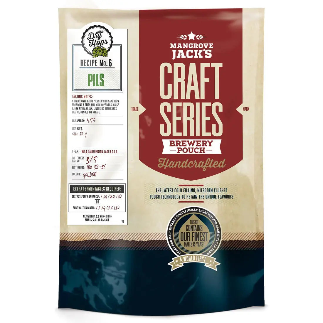 Mangrove Jack's CS Pils with Dry Hops 2.2kg