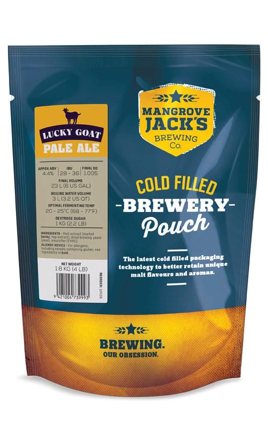MJ Traditional Series Lucky Goat Pale Ale Pouch - 1.8kg - All Things Fermented | Home Brew Supplies Shop Wellington Kapiti NZ