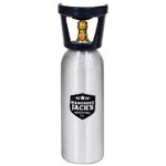 Co2 cylinder with Mangrove Jack's Brewing Co logo on a white background