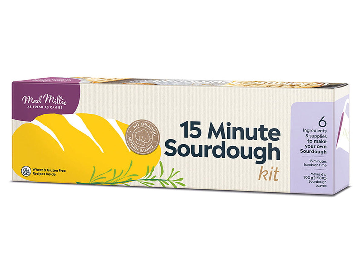 Mad Millie 15 Minute Sourdough Kit - All Things Fermented | Home Brew Supplies Shop Wellington Kapiti NZ