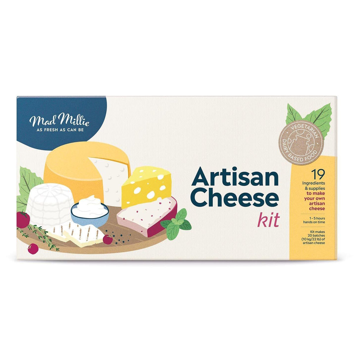 Mad Millie Artisan Cheese Kit - All Things Fermented | Home Brew Supplies Shop Wellington Kapiti NZ