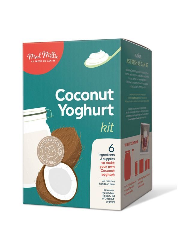 Mad Millie Coconut Yoghurt Jar - All Things Fermented | Home Brew Supplies Shop Wellington Kapiti NZ