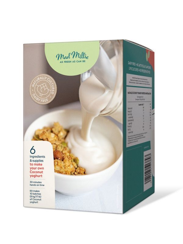 Mad Millie Coconut Yoghurt Jar - All Things Fermented | Home Brew Supplies Shop Wellington Kapiti NZ