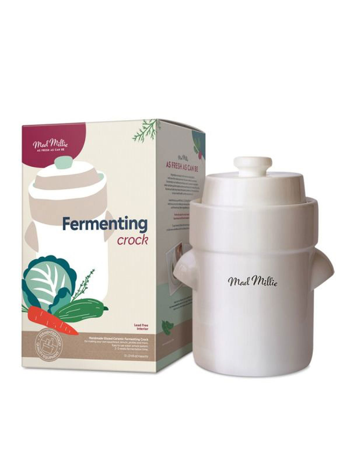Mad Millie Fermenting Crock - All Things Fermented | Home Brew Supplies Shop Wellington Kapiti NZ