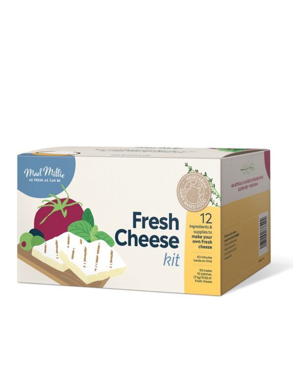 Mad Millie Fresh Cheese Kit - All Things Fermented | Home Brew Supplies Shop Wellington Kapiti NZ