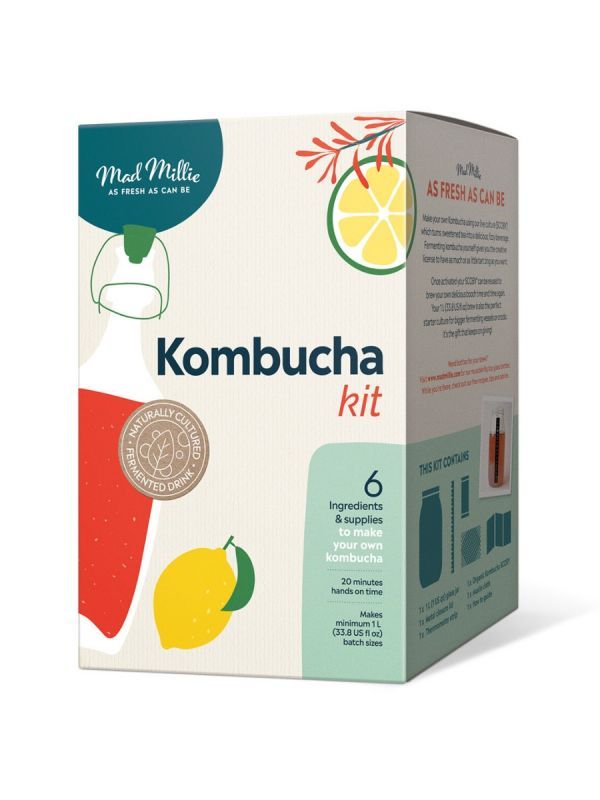 Mad Millie Kombucha Kit - All Things Fermented | Home Brew Supplies Shop Wellington Kapiti NZ