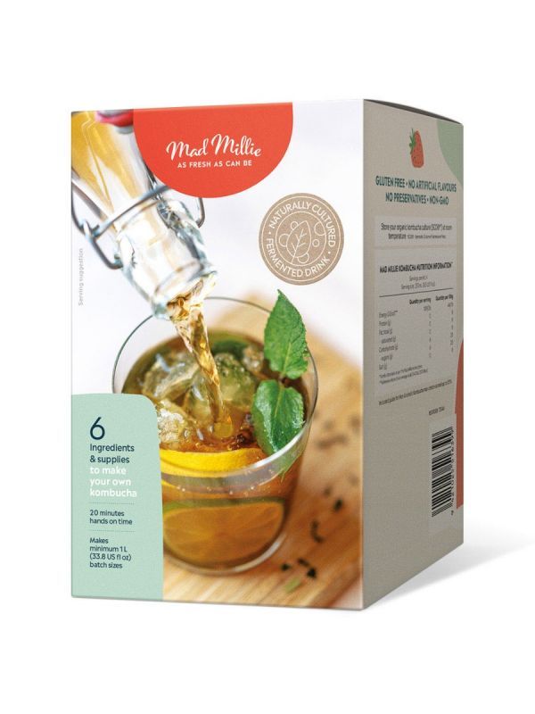 Mad Millie Kombucha Kit - All Things Fermented | Home Brew Supplies Shop Wellington Kapiti NZ