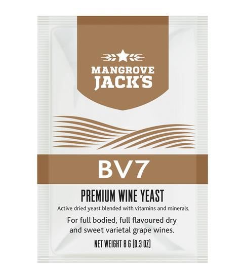 Mangrove Jack&#39;s BV7 Premium Wine Yeast - All Things Fermented | Home Brew Supplies Shop Wellington Kapiti NZ