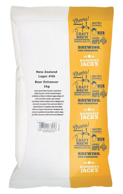 Mangrove Jack's Beer Enhancer New Zealand Lager No.50 1kg - All Things Fermented | Home Brew Supplies Shop Wellington Kapiti NZ