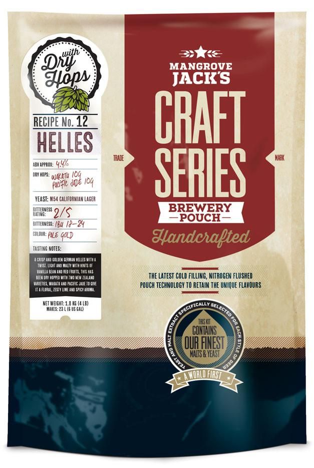 Mangrove Jack's CS Helles Lager 1.8kg - All Things Fermented | Home Brew Supplies Shop Wellington Kapiti NZ