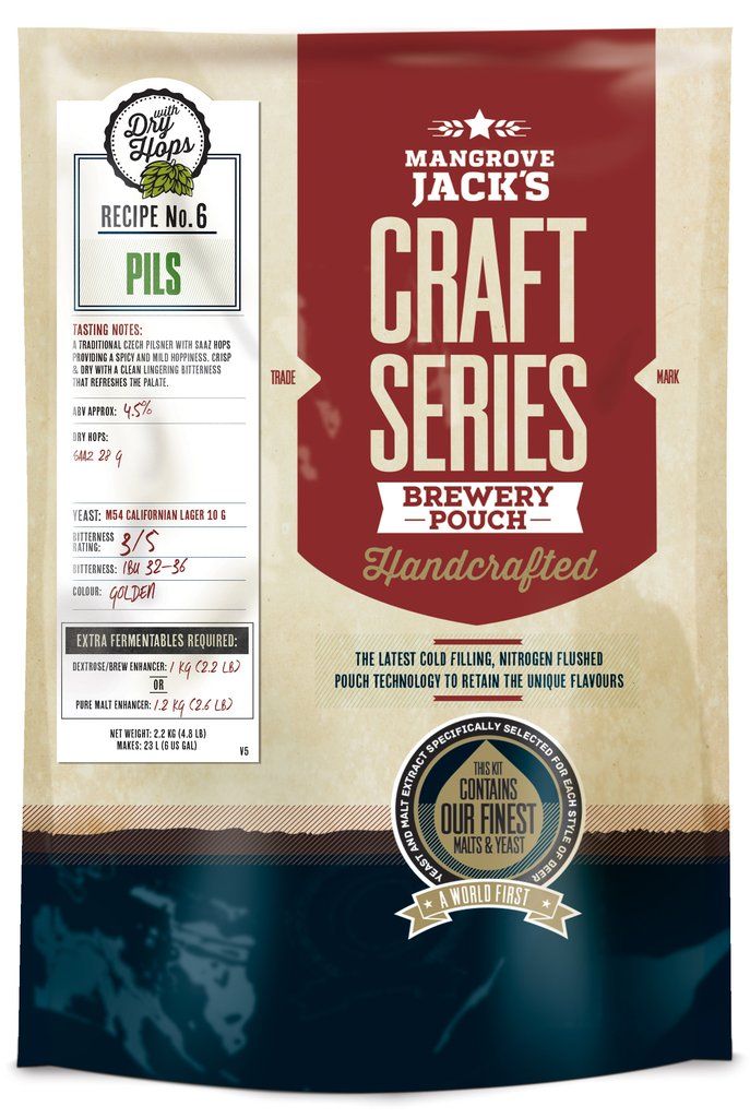 Mangrove Jack's CS Pils with Dry Hops 2.2kg - All Things Fermented | Home Brew Supplies Shop Wellington Kapiti NZ