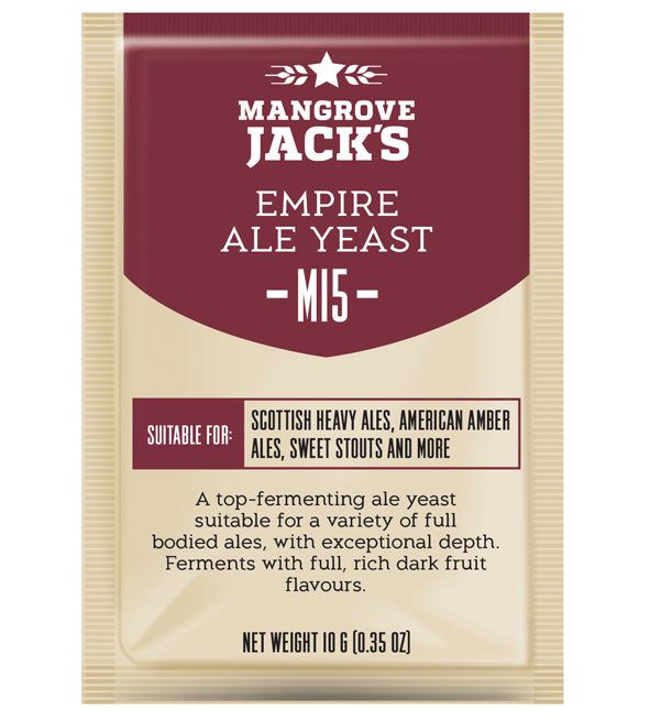 Mangrove Jack's CS Yeast M15 Empire Ale Yeast (10g) - All Things Fermented | Home Brew Supplies Shop Wellington Kapiti NZ